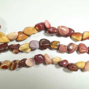 Mookaite Beads 16 inch Strand